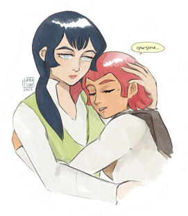 Karala x Mayaya (Space Runaway Ideon)